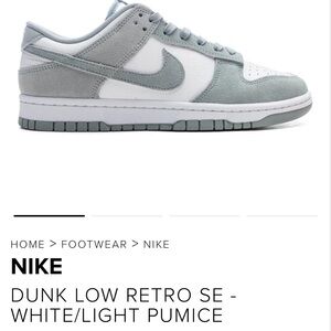 Nike dunk low men size 8